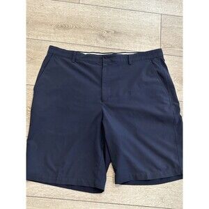 FootJoy Shorts Mens Size 42 Blue Chino Flat Front Golf Athletic *Flaw